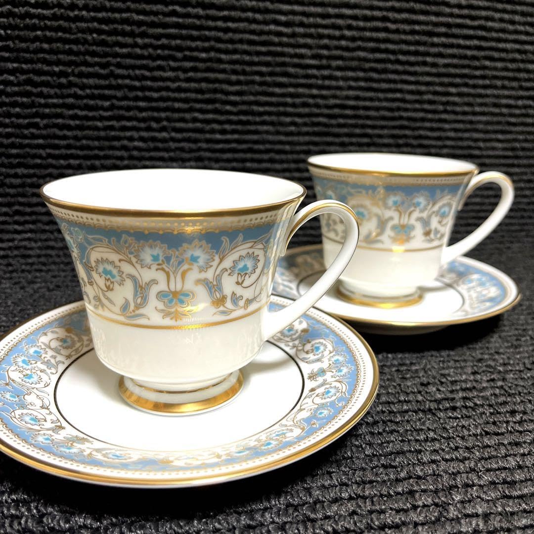 【希少廃盤品】　ノリタケ　ポロネーズ　カップ&ソーサー　ティーセット Amazon.co.jp: Noritake POLONAISE 廃盤 2客カップ&ソーサー : ホーム